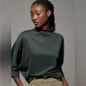 Anthropologie Mock Neck Top